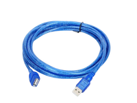 EXTENTION CABLE 3M USB-BLUE